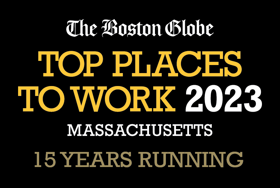Boston Globe award for top place to work