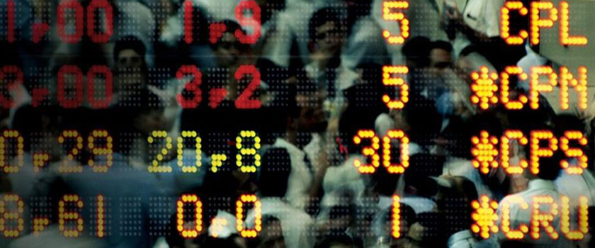 stock ticker