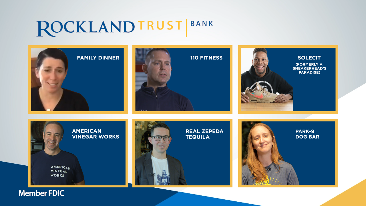 Rockland Trust Small Business, Big Dreams former winners of the grand prize.