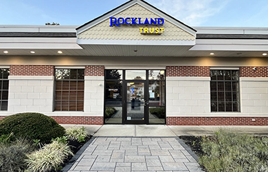 Rockland Trust Tewksbury branch location on Main Street.