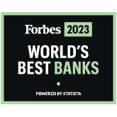 Rated #1 in Massachusetts & #5 in the Nation according to the 2023 list of The World’s Best Banks.