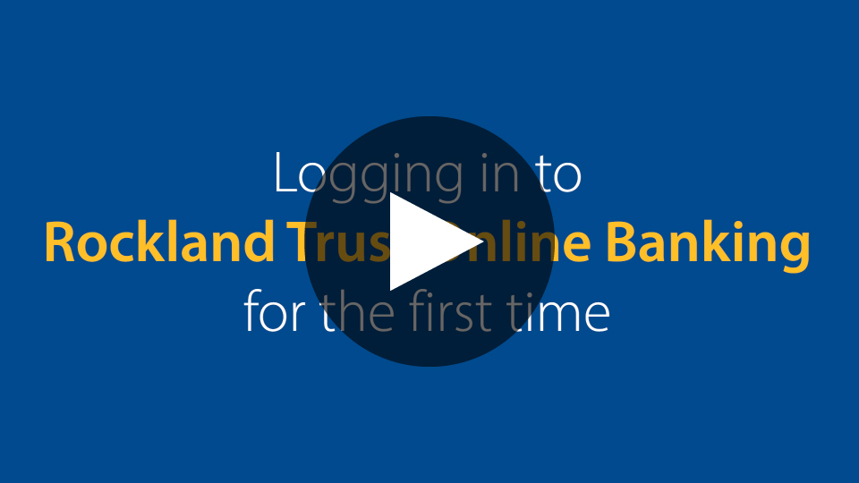 logging into online banking