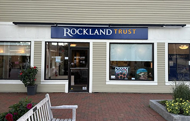Rockland Trust Lexington branch location.