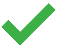 green checkmark