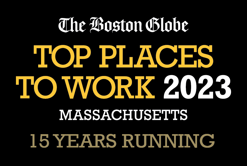 Boston Globe top place to work award